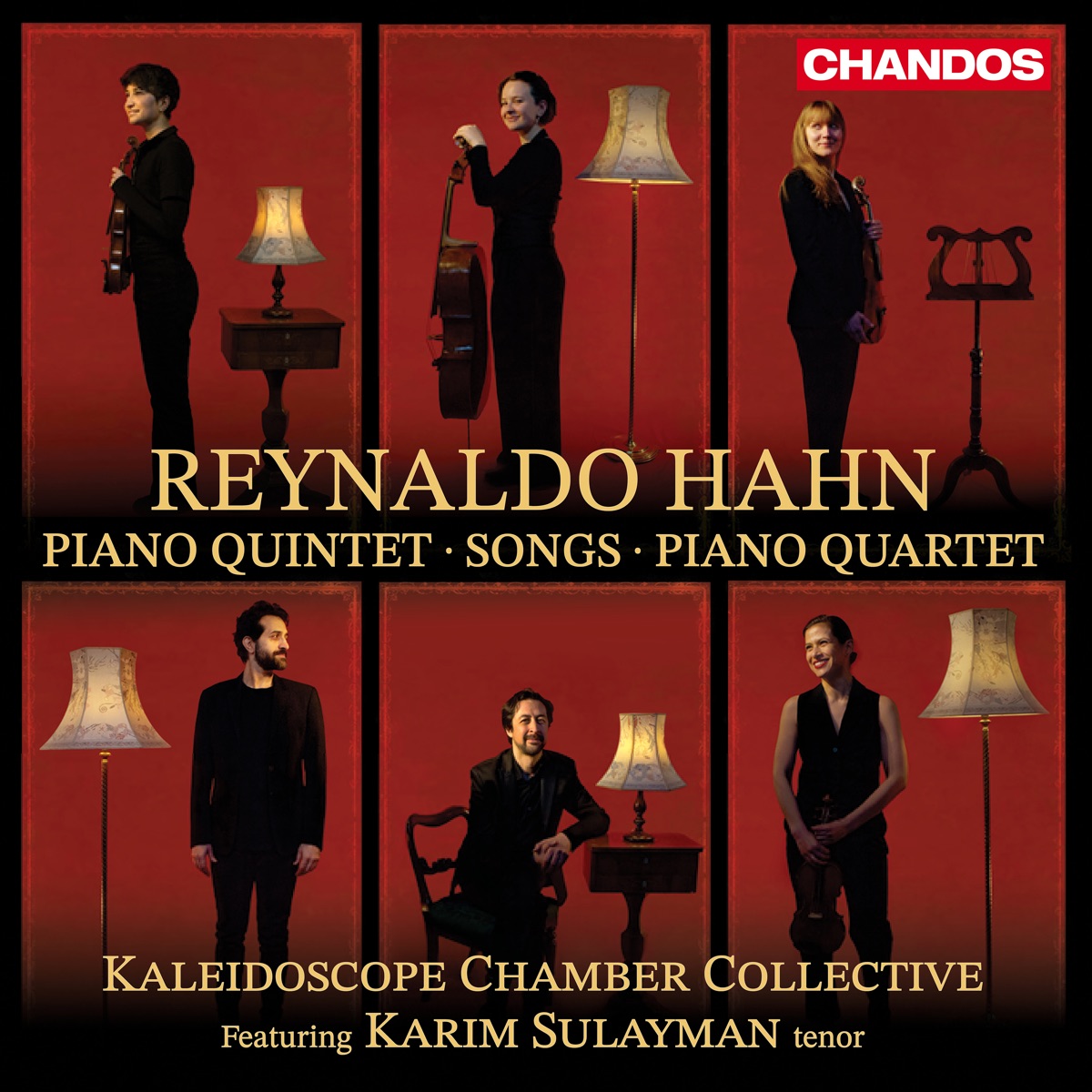 Hahn: Piano Quintet, Songs, Piano Quartet by Kaleidoscope Chamber Collective & Karim Sulayman album cover