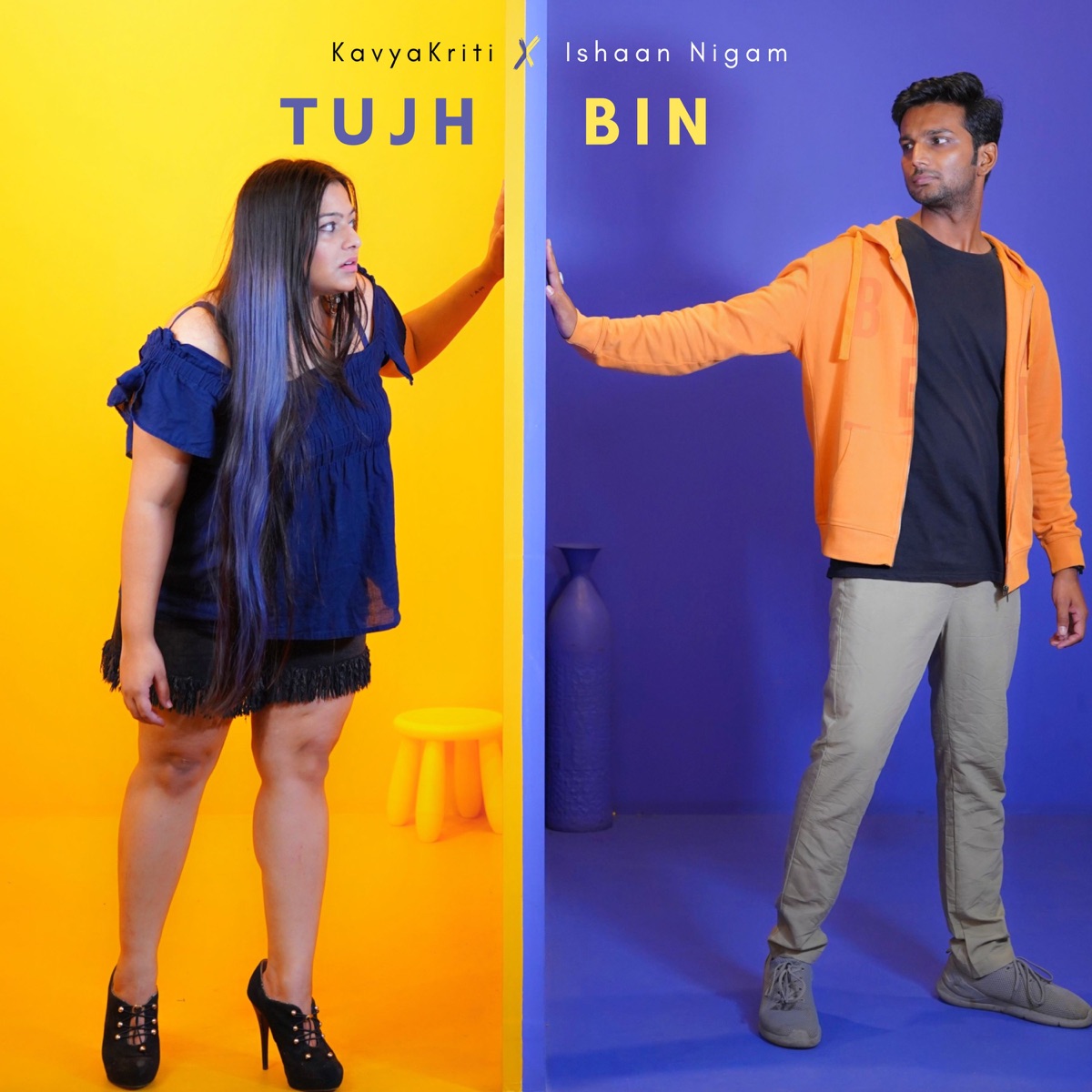Tujh Bin - 1 Min Music - Single by Ishaan Nigam & KavyaKriti album cover