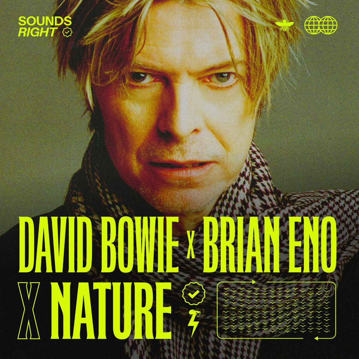 Get Real - Sounds Right Mix (feat. NATURE) - Single by David Bowie, Brian Eno & NATURE album cover