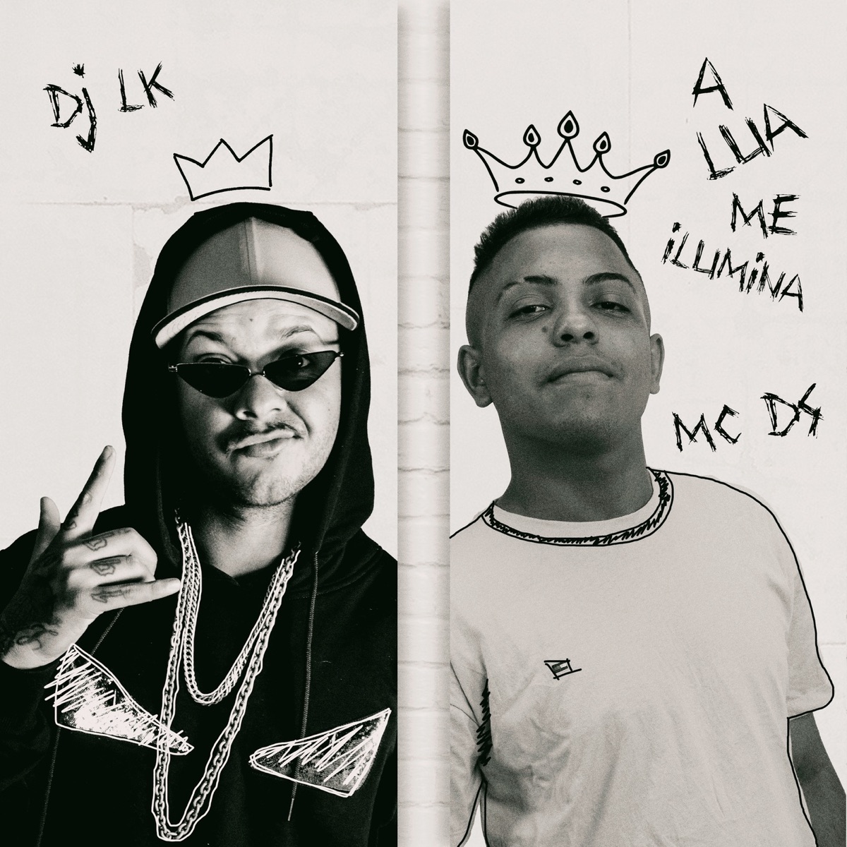 A Lua Me Ilumina - Single by MC DS & DJ LK album cover