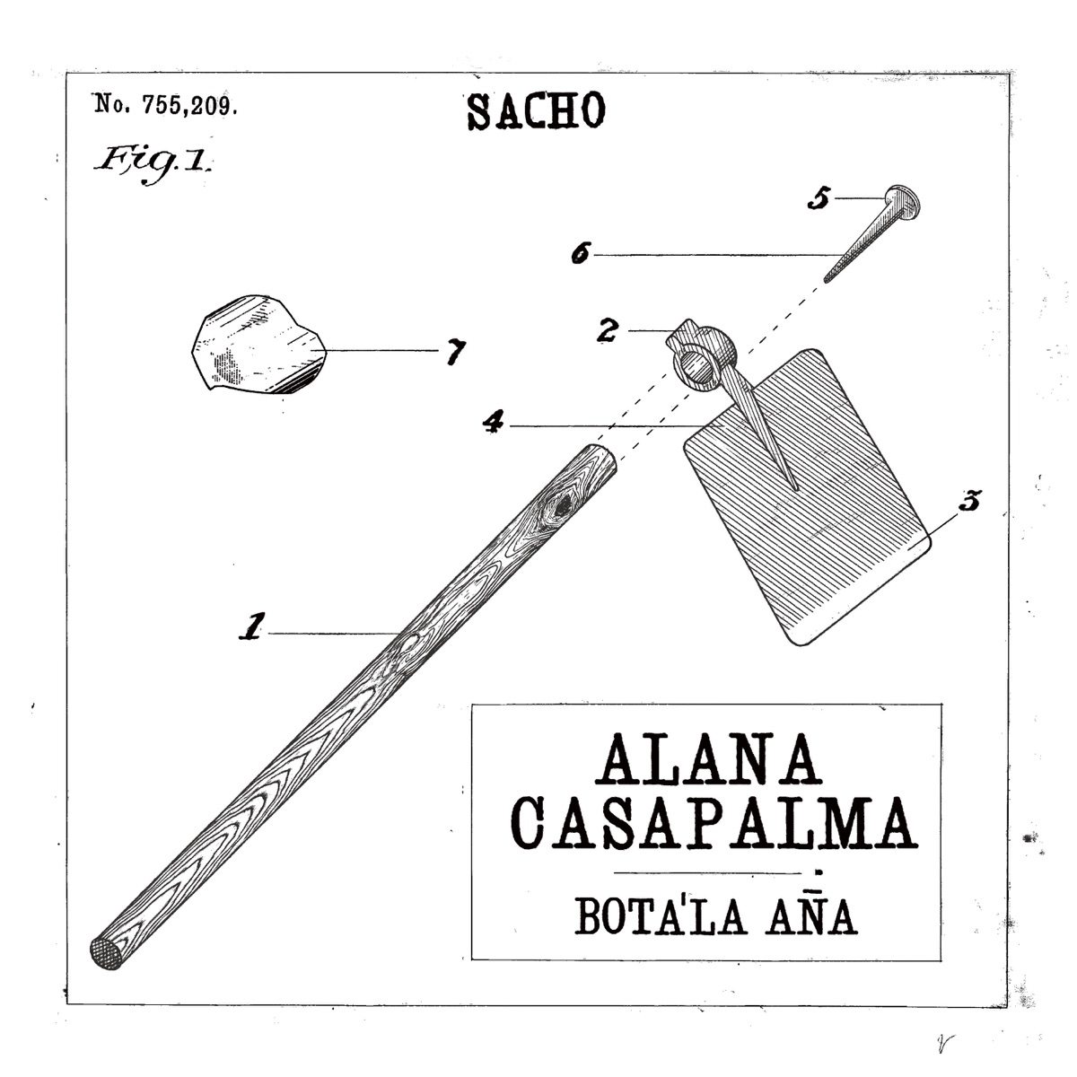 Bota'la Aña - Single by Casapalma & Alana album cover