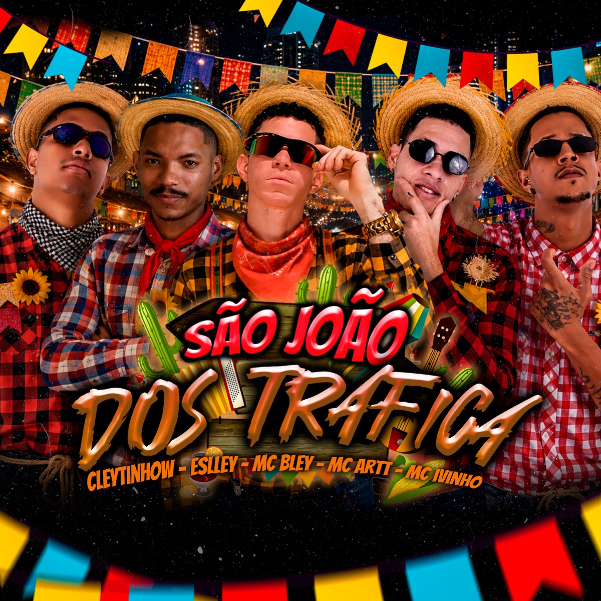 São João dos Trafica - Single by Cleytinhow, Mc Bley, MC Artt & Mc Ivinho album cover