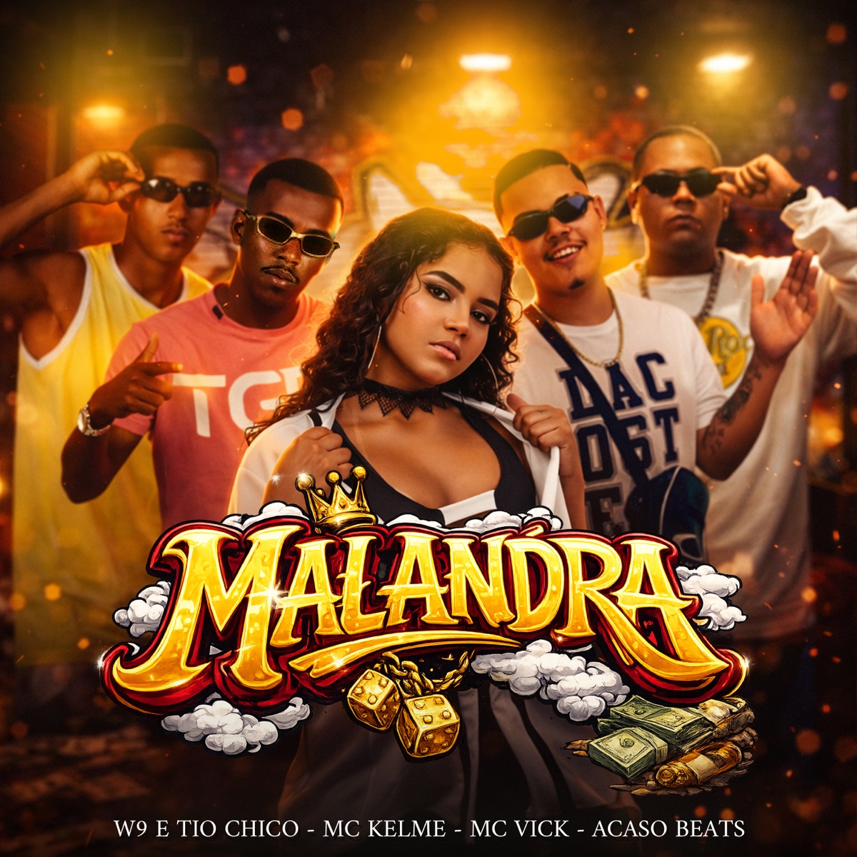 Malandra - Single by W9 e tio chico, MC Kelme & Mc Vick album cover