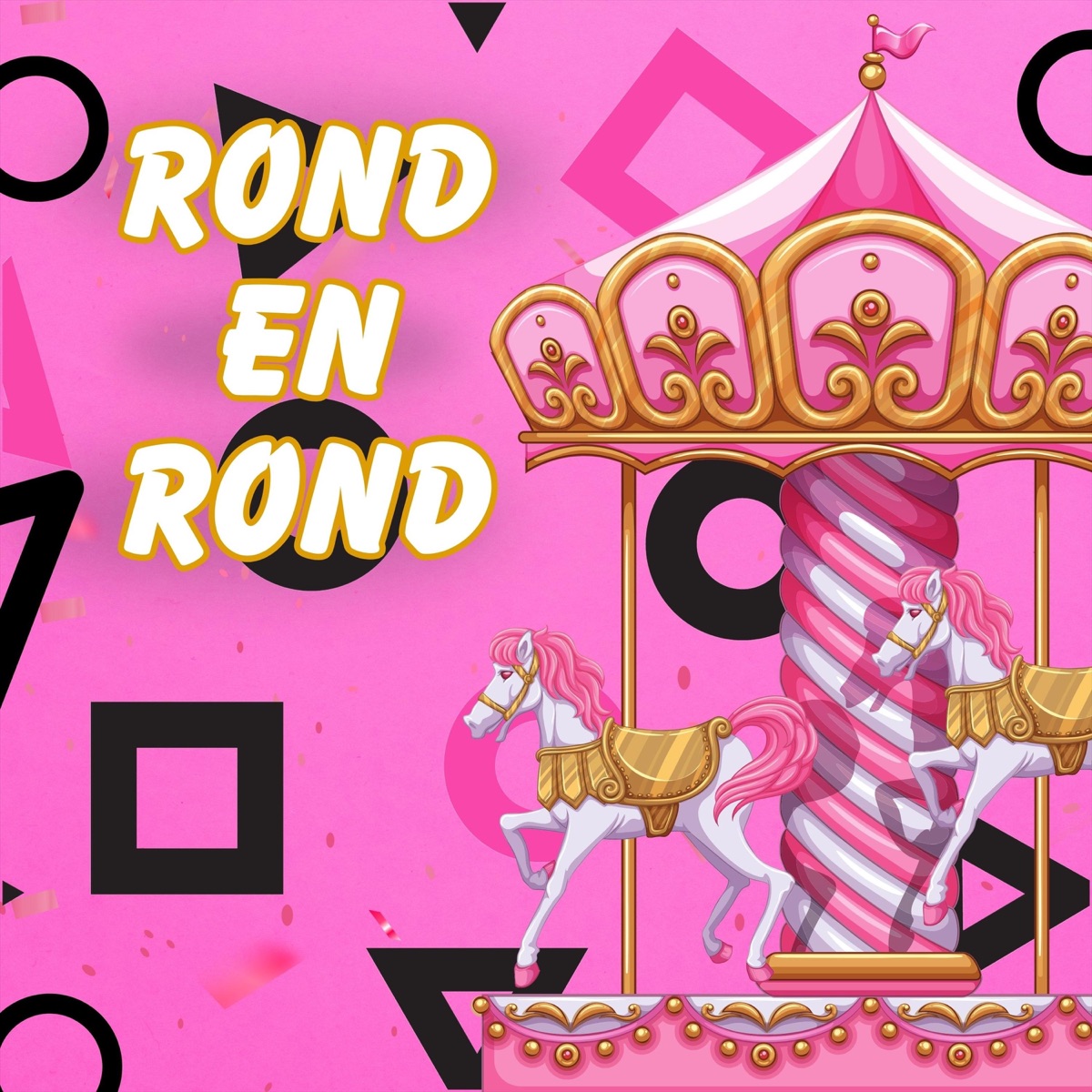 Rond En Rond - EP by Opgeblazen, Party DJ Jos & Shakin DJ's album cover
