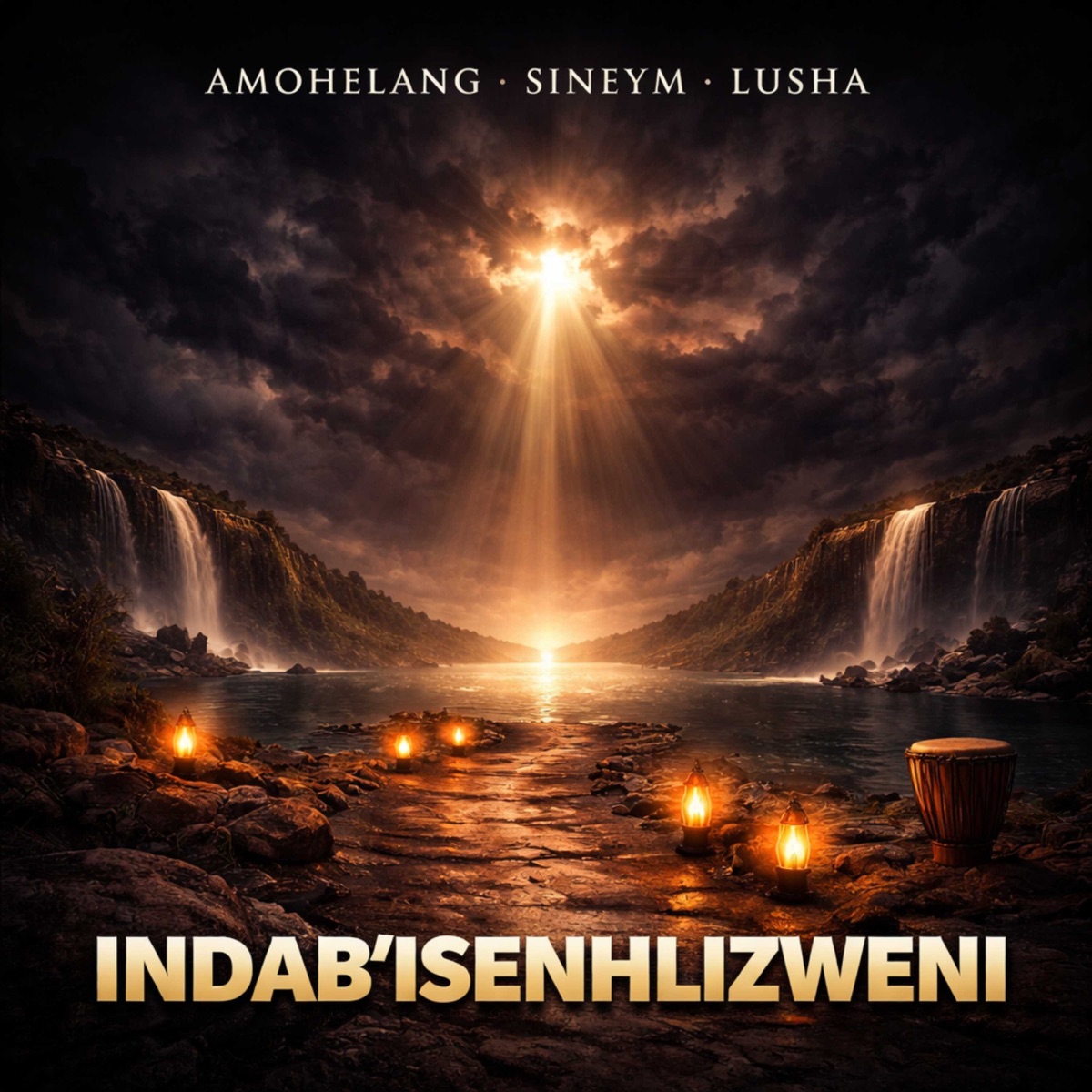 Indab'isenhlizweni - Single by Amohelang, Sineym & Lusha album cover