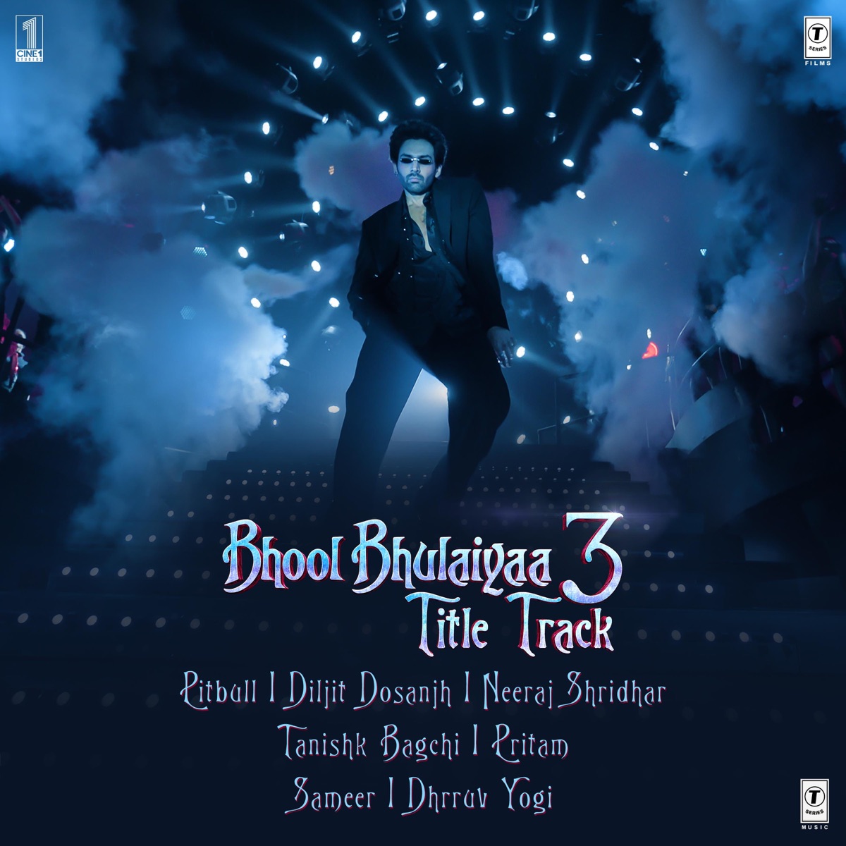 Bhool Bhulaiyaa 3 - Title Track [From "Bhool Bhulaiyaa 3"] - Single by Pitbull, Diljit Dosanjh, Tanishk Bagchi, Pritam, Neeraj Shridhar, Dhrruv Yogi & Sameer album cover