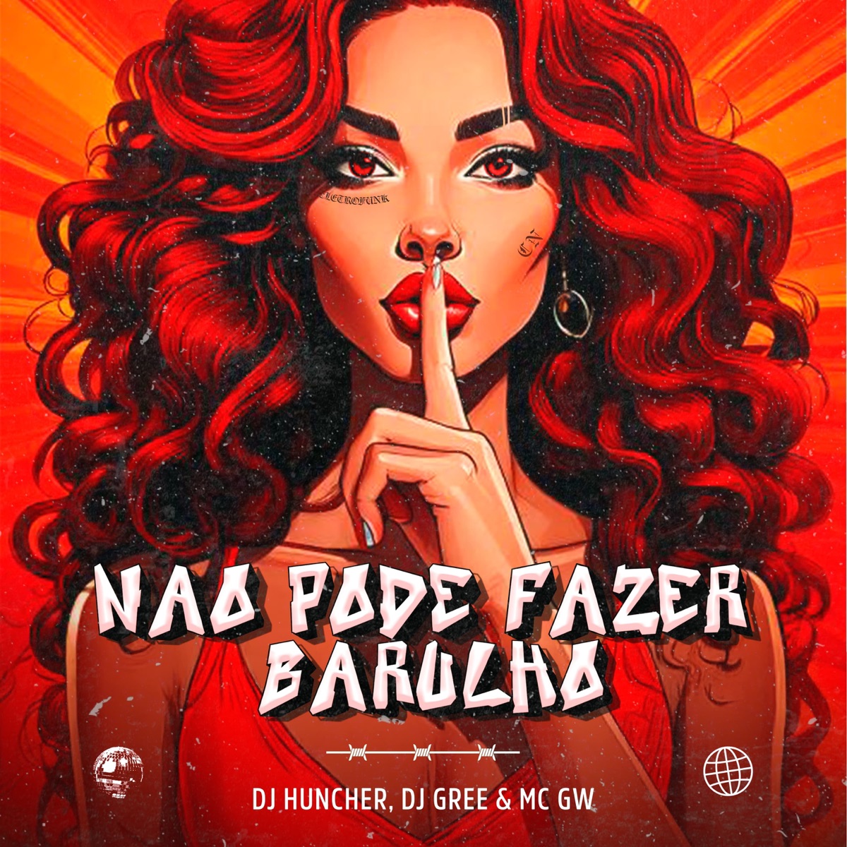 Não Pode Fazer Barulho - Single by DJ HUNCHER, DJ Gree & Mc GW album cover
