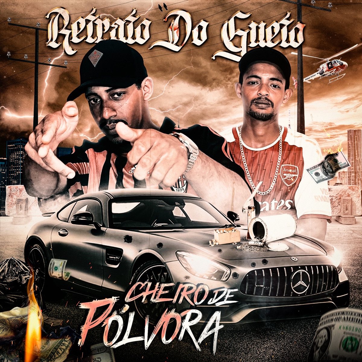 Cheiro De Polvora - Single by Retrato Do Gueto, Gleidston Sousa & Mano Bala RDG album cover