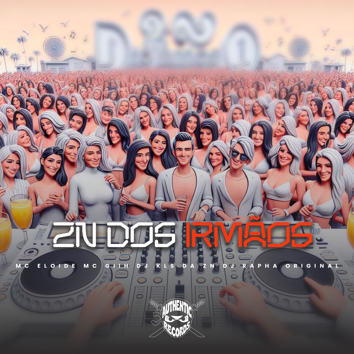 Zn dos Irmãos (feat. DJ KLS DA ZN) - Single by Dj Rapha Original, Mc Eloide & Mc Giih album cover