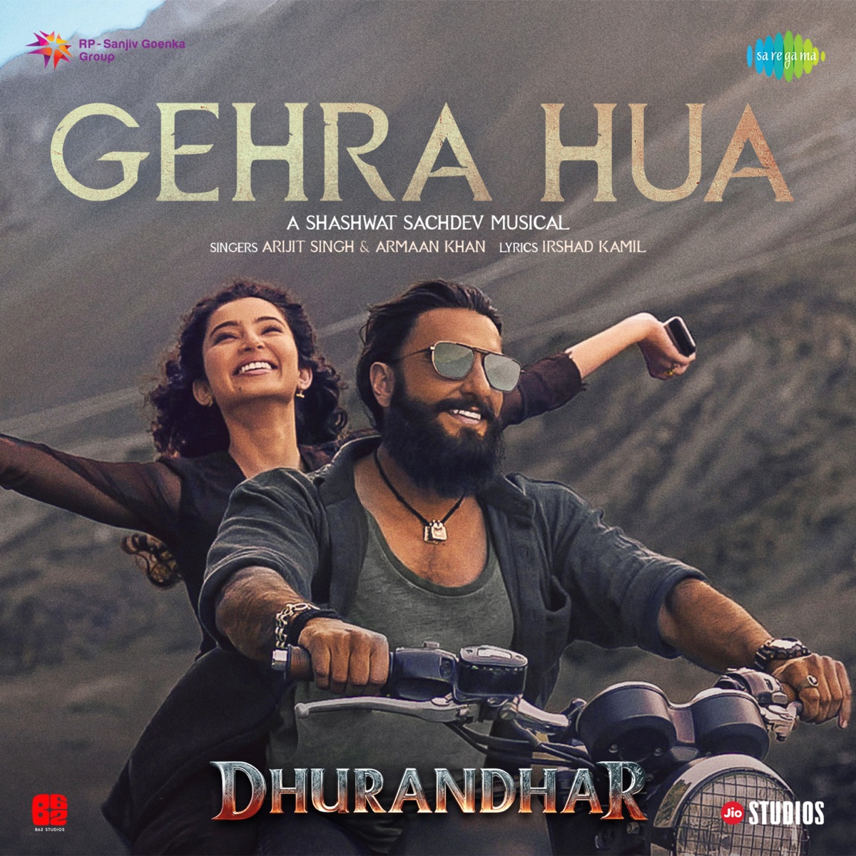 Gehra Hua (From "Dhurandhar") - Single by Shashwat Sachdev, Arijit Singh, Irshad Kamil & Armaan Khan album cover