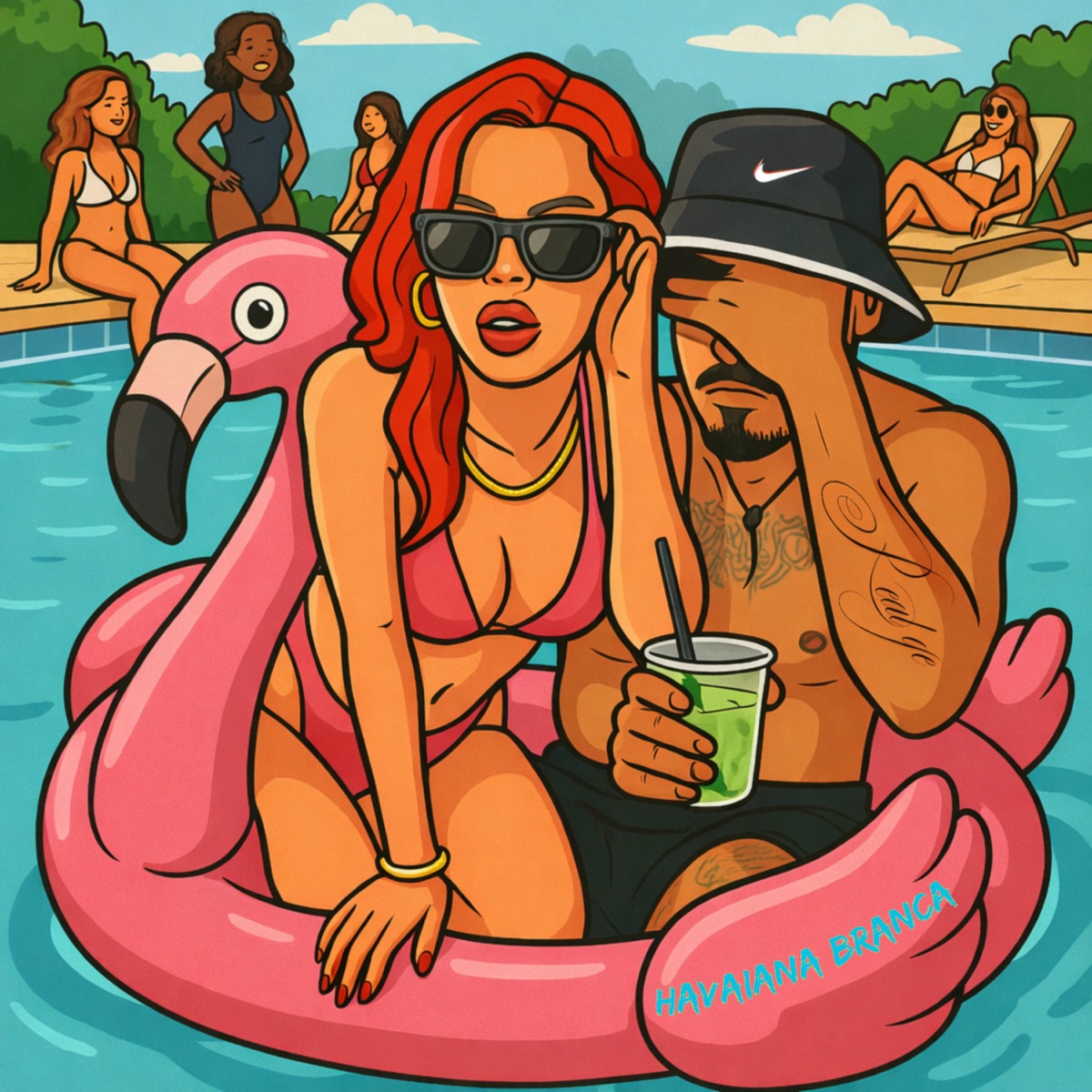 Havaina Branca - Single by Real Ge, Mckainã, X4ndão & Keven Castro album cover