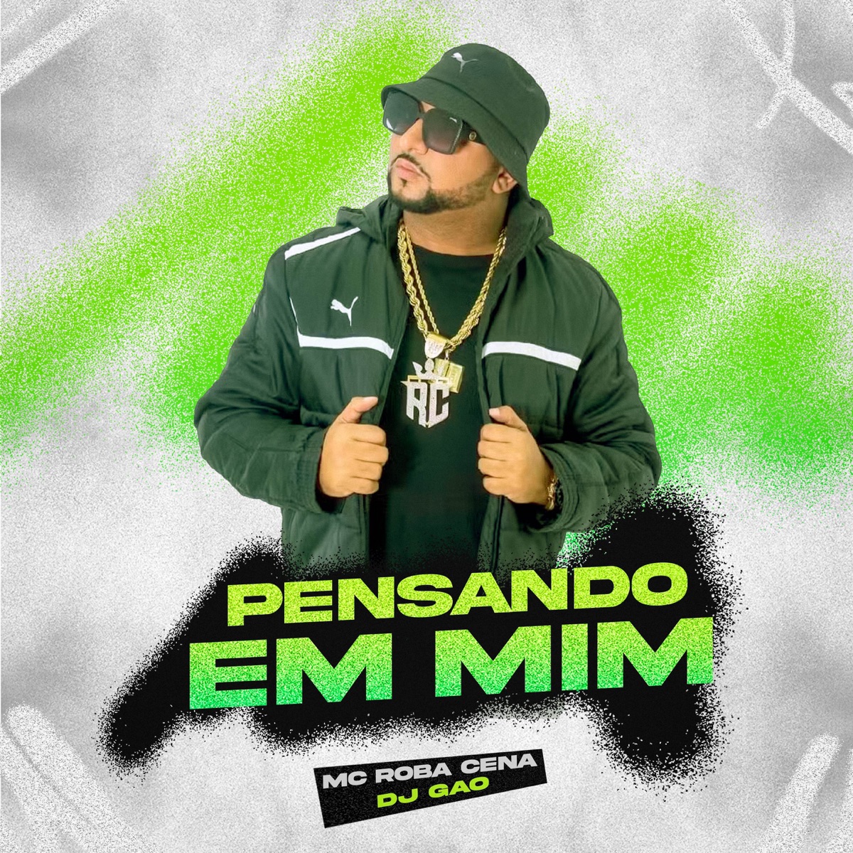 Pensando em Mim - Single by DJ Gao & MC Roba Cena album cover