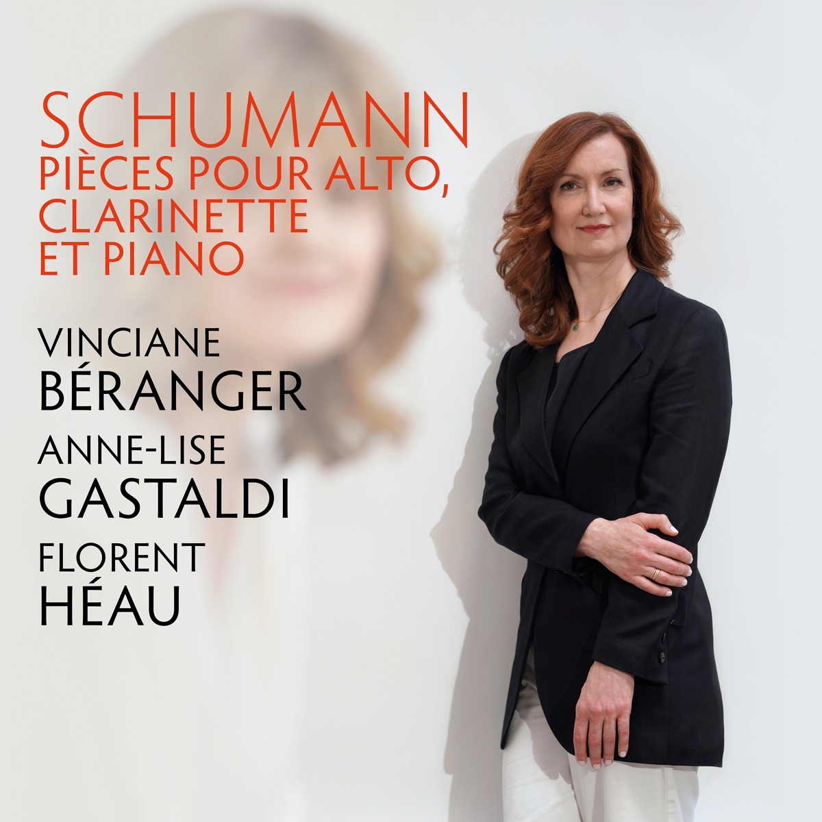 R. Schumann: Pièces pour alto, clarinette et piano by Vinciane Béranger, Anne-Lise Gastaldi & Florent Héau album cover