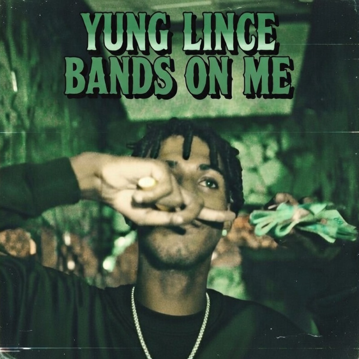 BANDS ON ME - Single by Yung Lince album cover