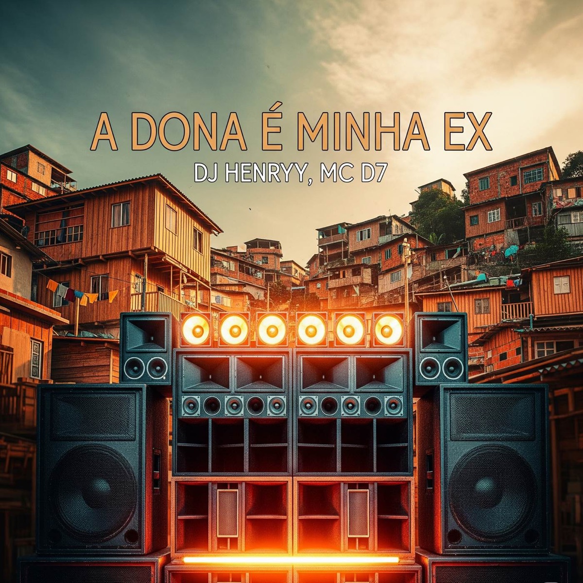A DONA É A MINHA EX - Single by MC D7 & DJ Henryy album cover