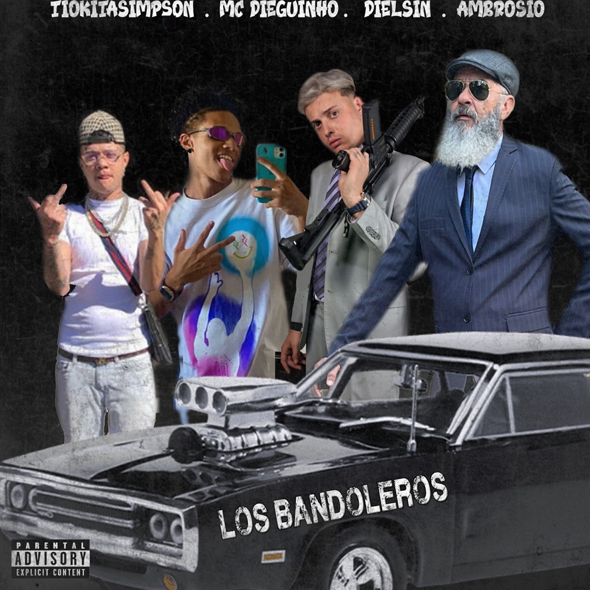 Los Bandoleiros (feat. Dielsin, Mc Dieguinho & Ambrosio) - Single by Tio Kita Simpson album cover