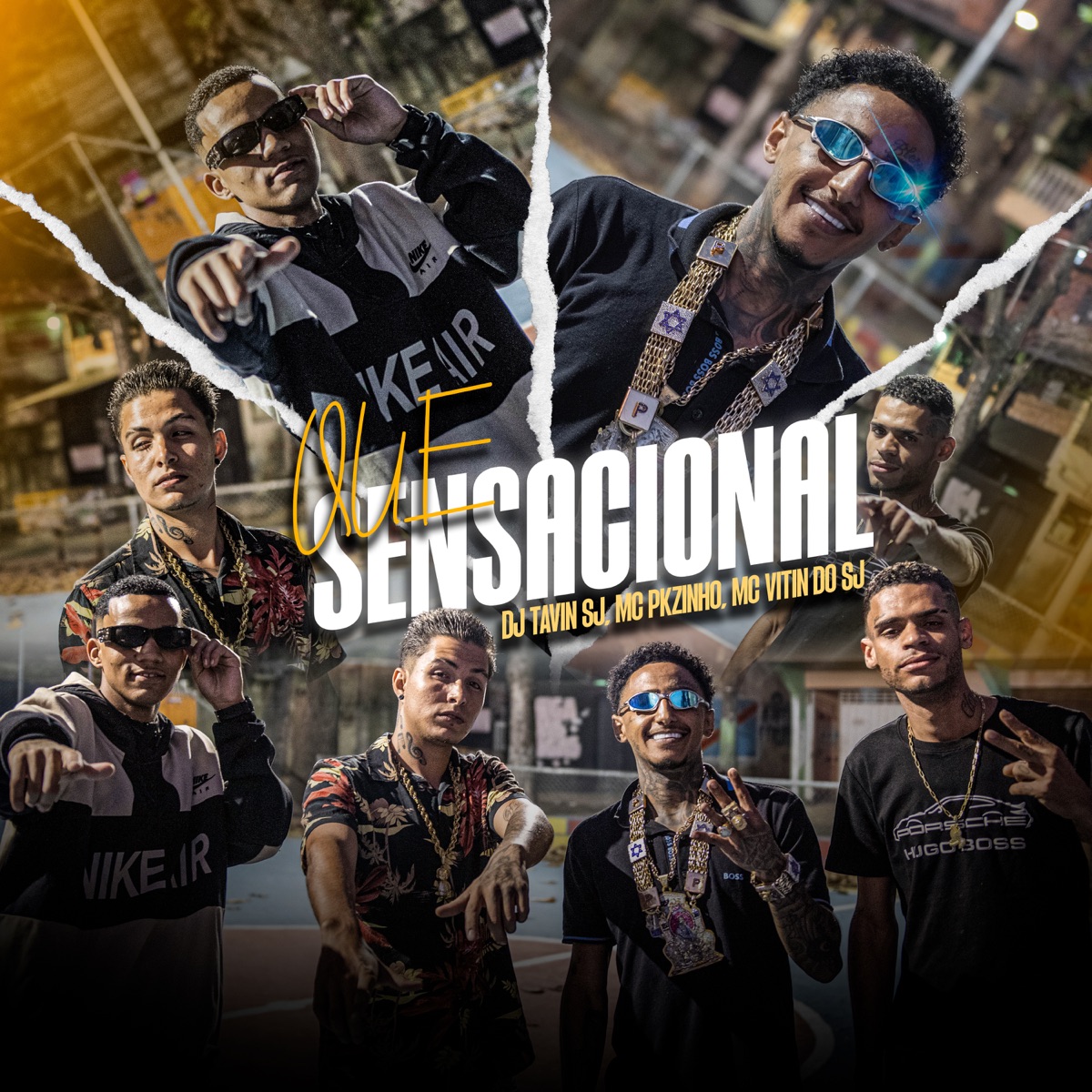 Que Sensacional - Single by DJ TAVIN SJ, MC VITIN DO SJ & MC Pkzinho album cover