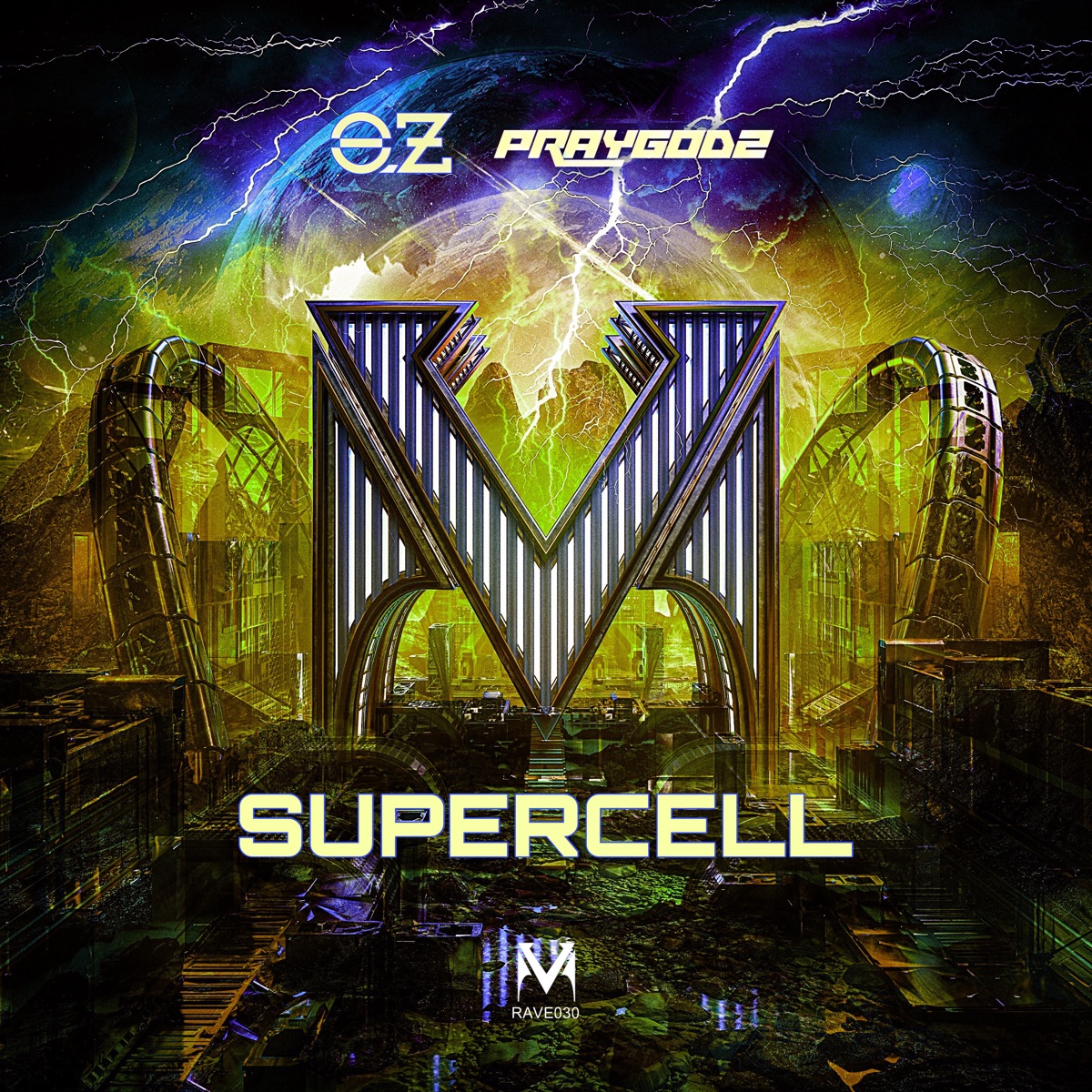 Supercell - Single by Oz & PRAYGODZ album cover
