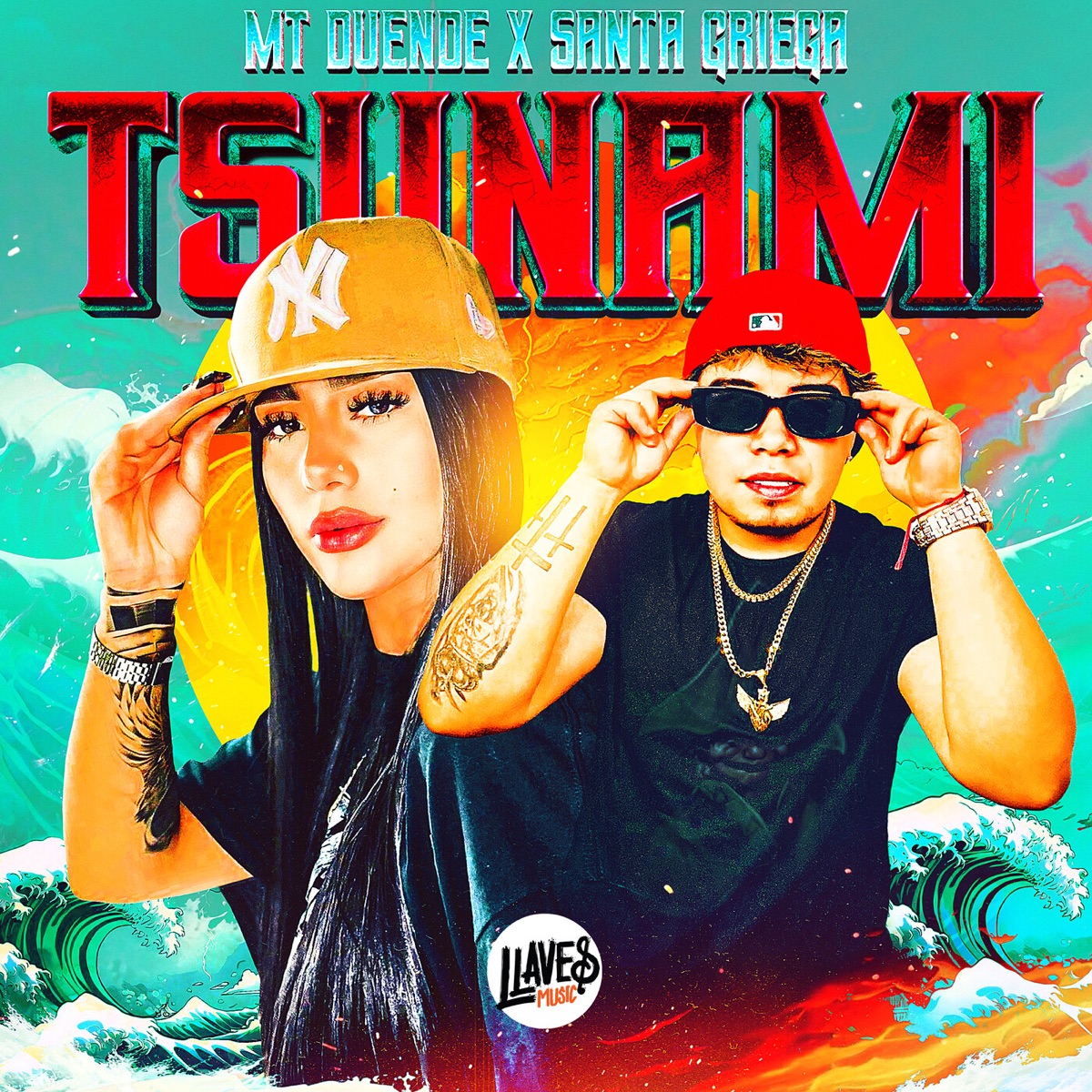 Tsunami - Single by MT Duende & Santa Griega album cover