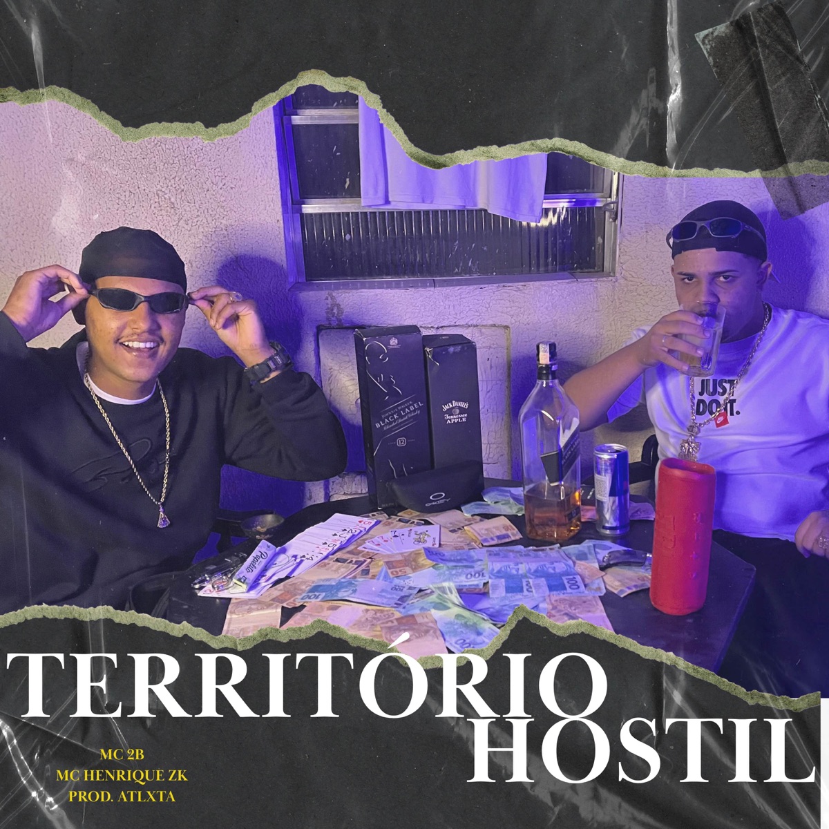 TERRITÓRIO HOSTIL (feat. ATLXTA) - Single by MC 2B & Mc Henrique Zk album cover