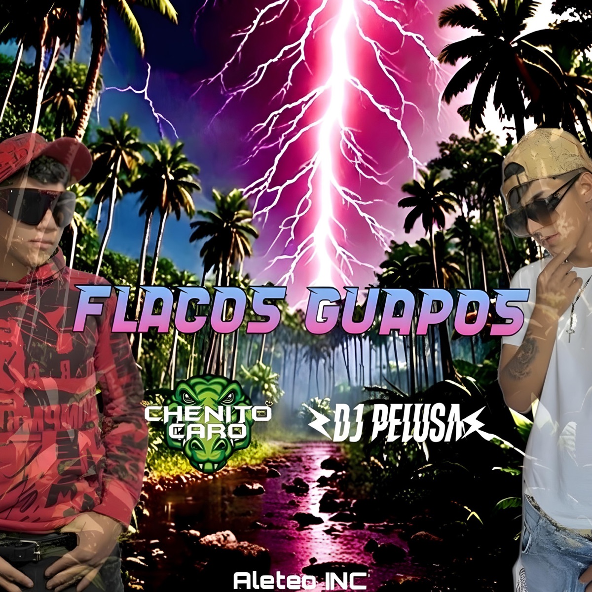 Flacos Guapos - Single by Chenito Caro Dj, Djpelusaa & Aleteo inc album cover