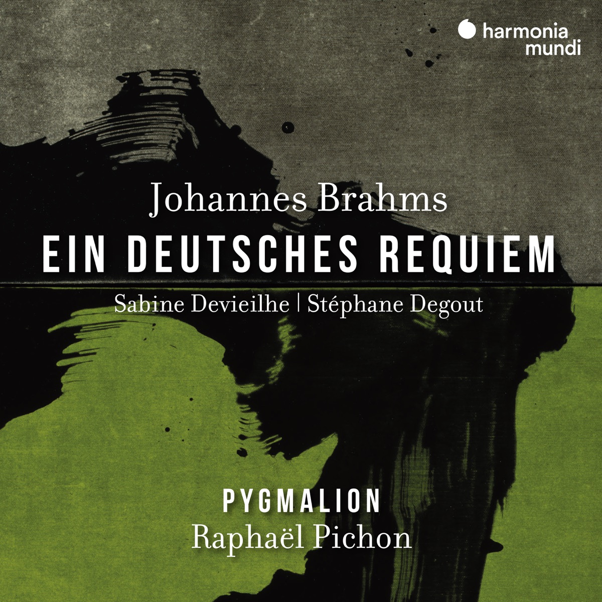 Brahms: Ein deutsches Requiem by Raphaël Pichon, Pygmalion, Sabine Devieilhe & Stéphane Degout album cover