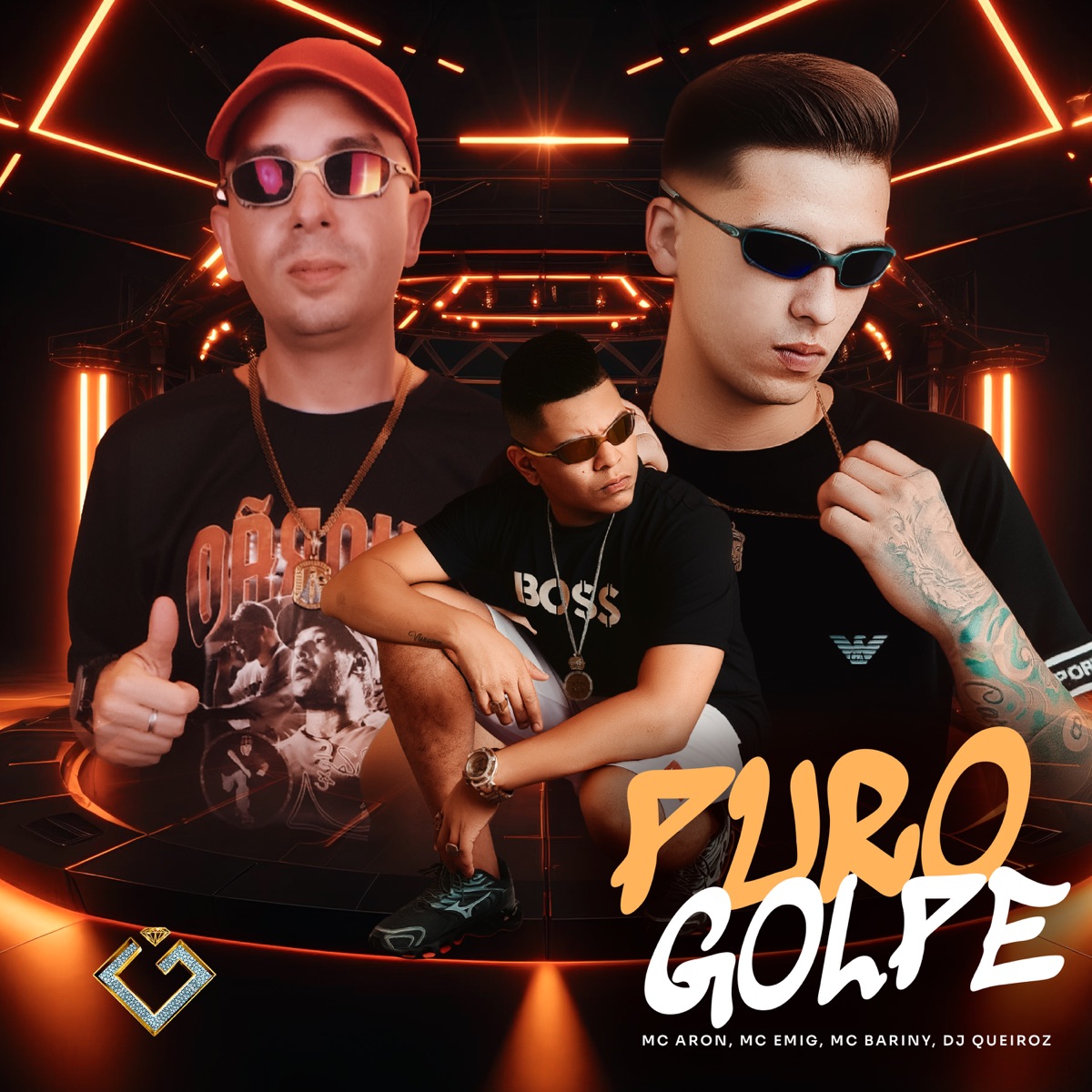 Puro Golpe - Single by Mc Bariny, MC ARON & MC Emig album cover