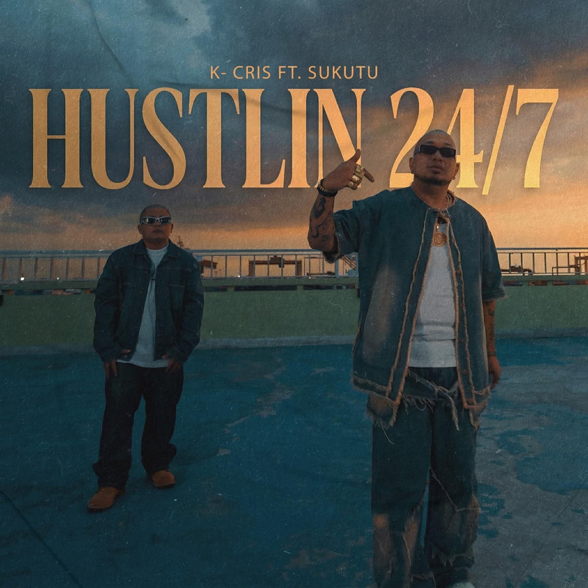 HUSTLIN 24/7 (feat. SUKUTU) - Single by K-CRIS album cover