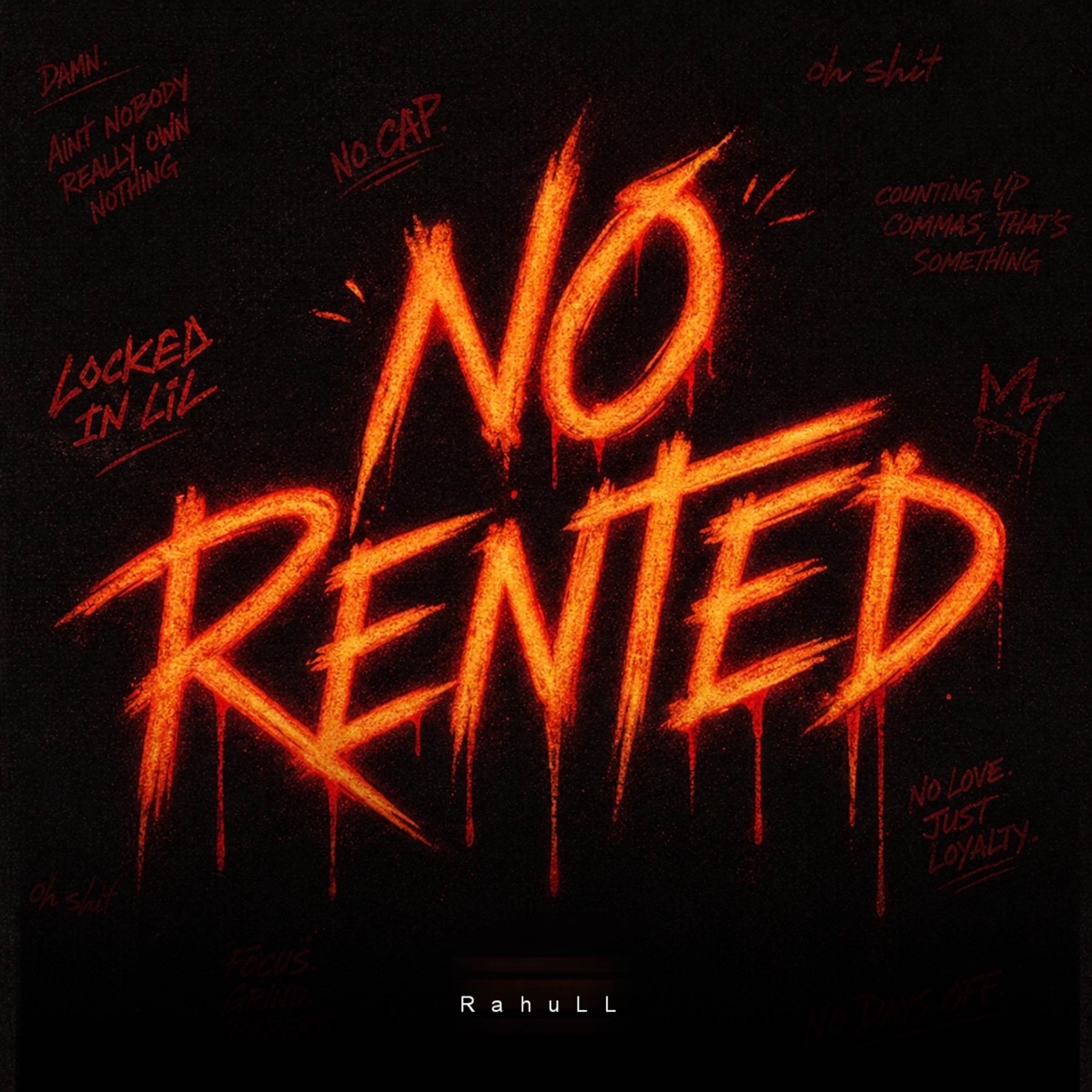 No Rented (with Akash Choubey) - Single by RahuLL album cover