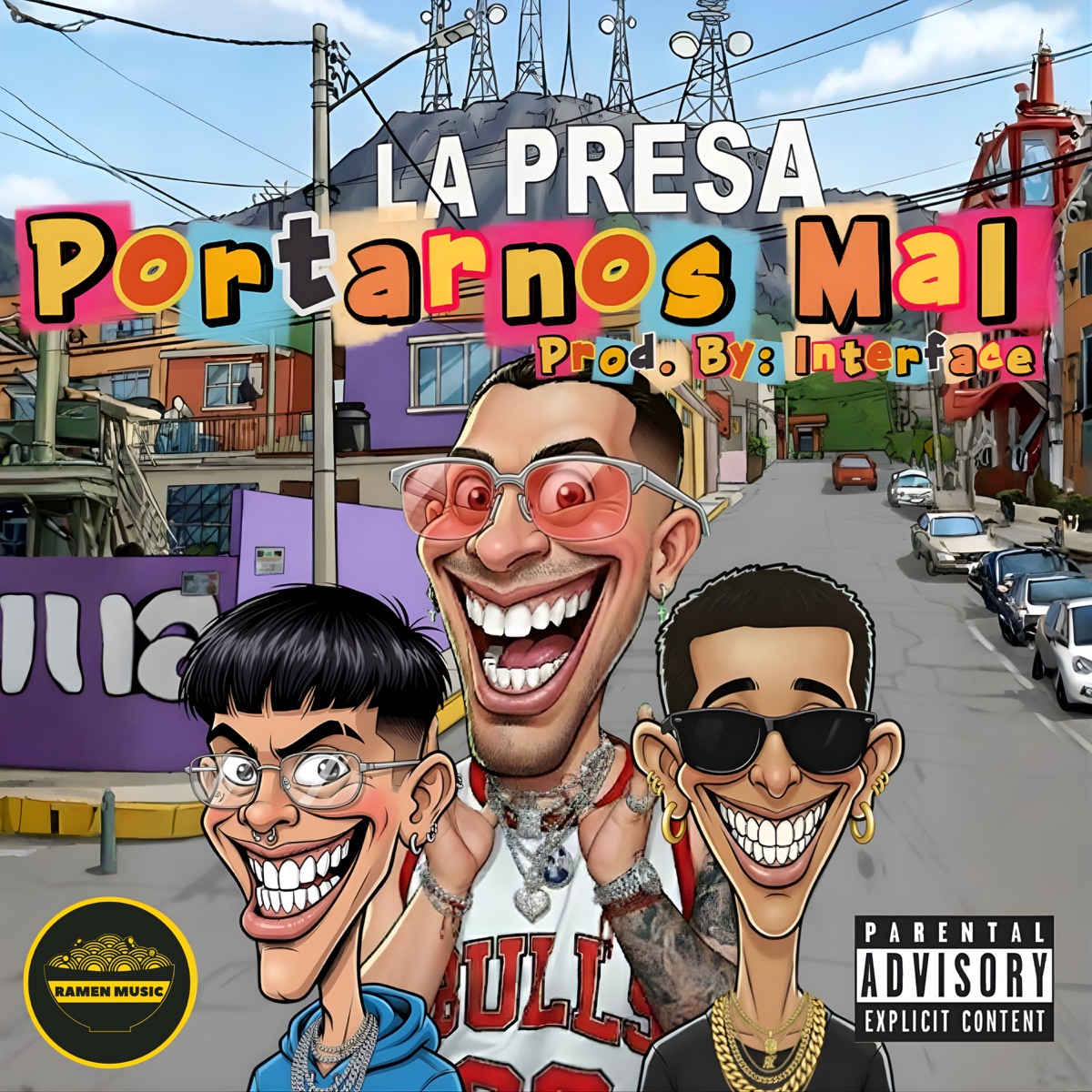 Portarnos Mal - Single by Il Fonte, Gallo Con Tennis & Akonymx album cover
