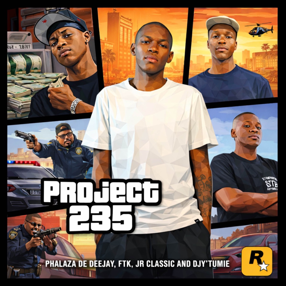 Project 235 (feat. FTK) - Single by Phalaza de deejay, Djy'Tumie & Jr Classic album cover