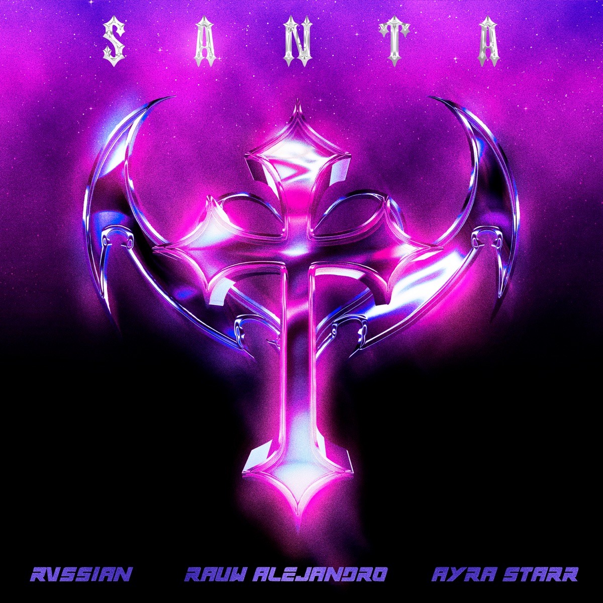Santa - Single by Rvssian, Rauw Alejandro & Ayra Starr album cover
