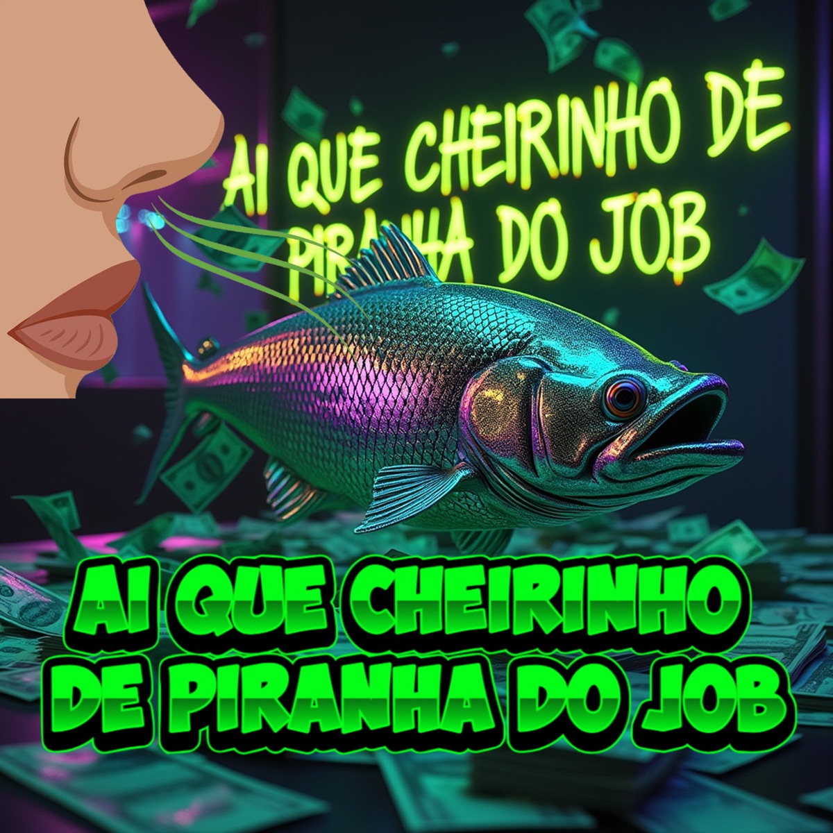 Ai Que Cheirinho de Piranha do Job - Single by MC BOB DA BAIXADA, Vinniz DJ & Dj Tonclay album cover