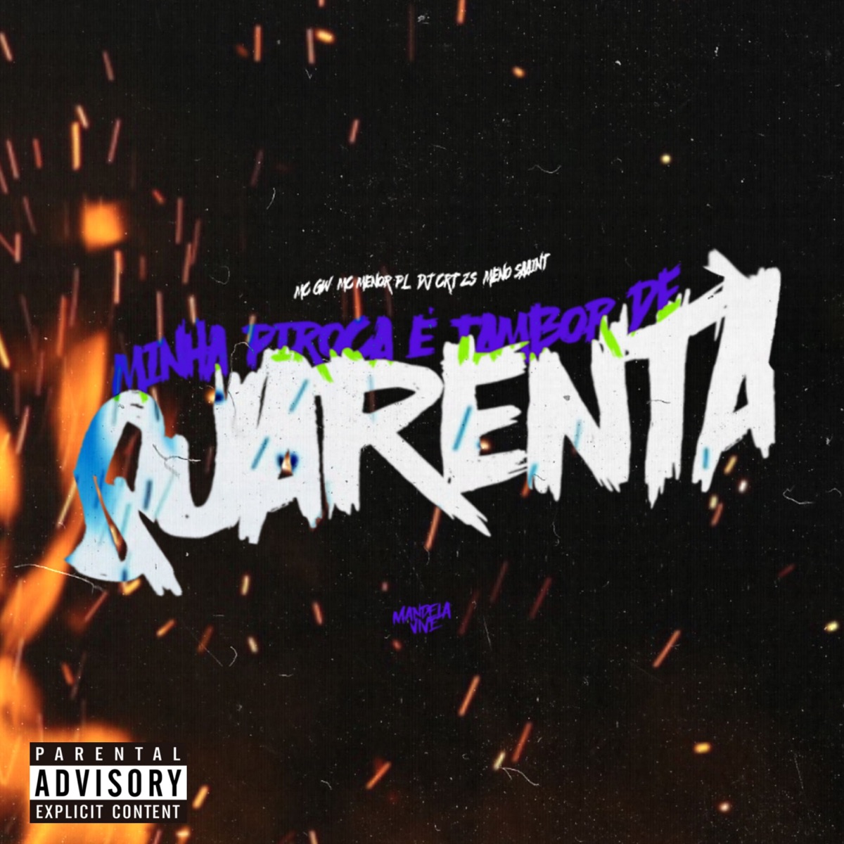 Minha Piroca É Tambor de Quarenta (feat. Meno Saaint) - Single by MC GW, MC Menor PL & DJ CRT ZS album cover