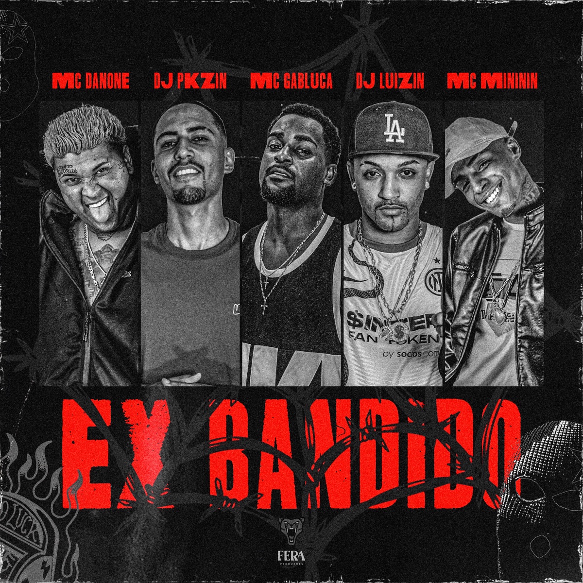 Ex Bandido (feat. Mc Gabluca, Fera Entretenimento & Dj Pkzin) - Single by DJ LUIZIN, mc mininin & MC Danone album cover