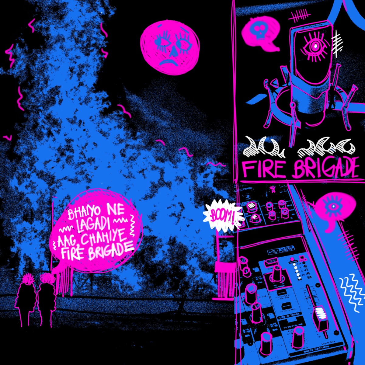 Fire Brigade - Single by Aryxn & Hardbone boy album cover