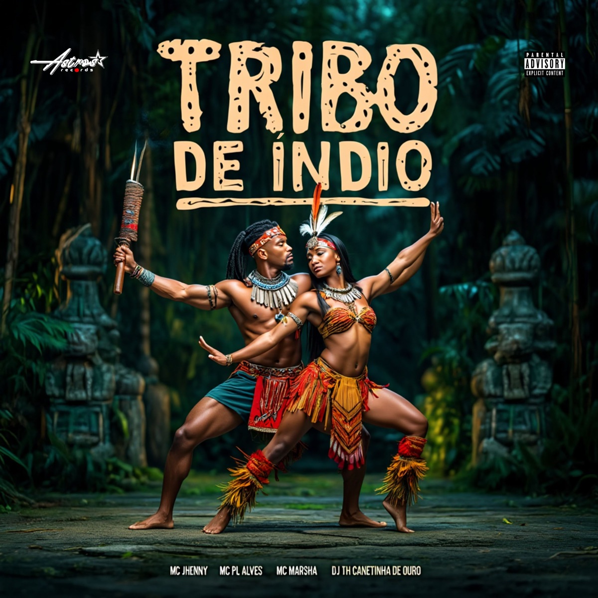 Tribo de Índio (feat. MC Marsha & Astros Records) - Single by mc jhenny, Mc PL Alves & DJ TH CANETINHA DE OURO album cover