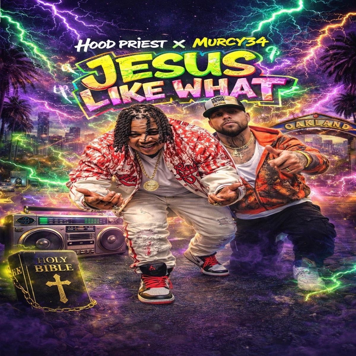 Jesus Like What - Single by Hood Priest album cover