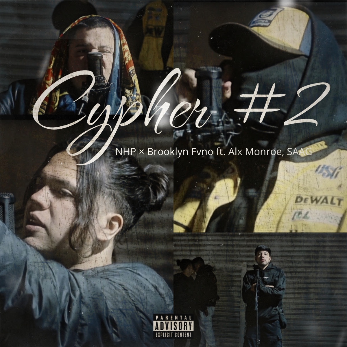 Cypher #2 (feat. Alx Monroe & SAAG) - Single by nhp & Brooklyn Fvno album cover