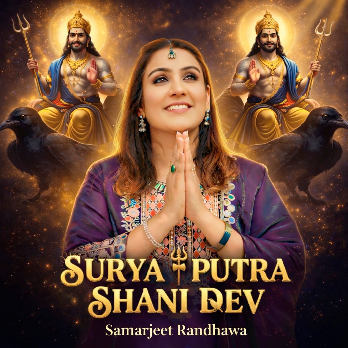 Surya Putra Shani Dev - Single by Saamarjeet Randhava & Himanshu Garg album cover