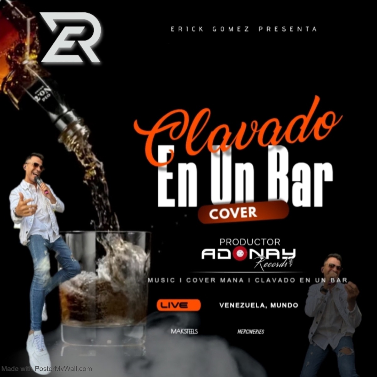 Clavado en un bar (Cover) - Single by Erick Gomez album cover