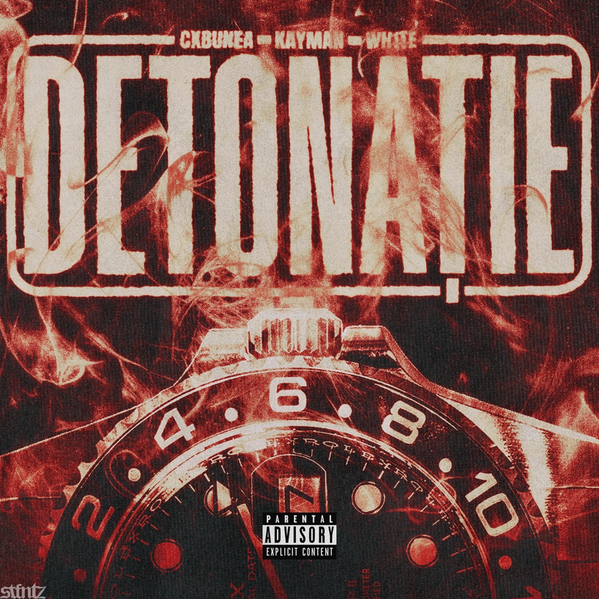DETONATIE (feat. Kayman & Wh1te) - Single by CXBUNEA album cover