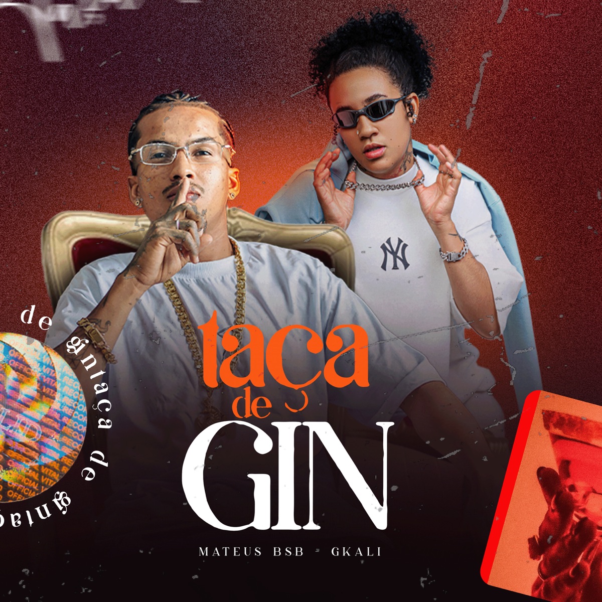 Taça de Gin - Single by mc mateus bsb & Gkali album cover