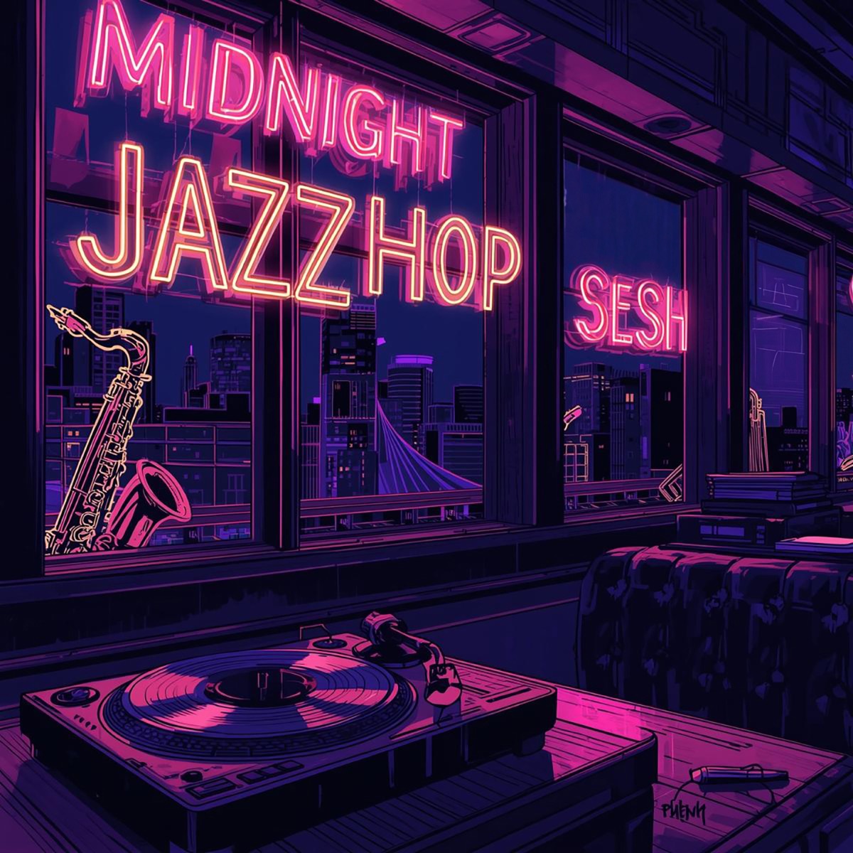 Midnight Jazzhop Sesh by Purple album cover