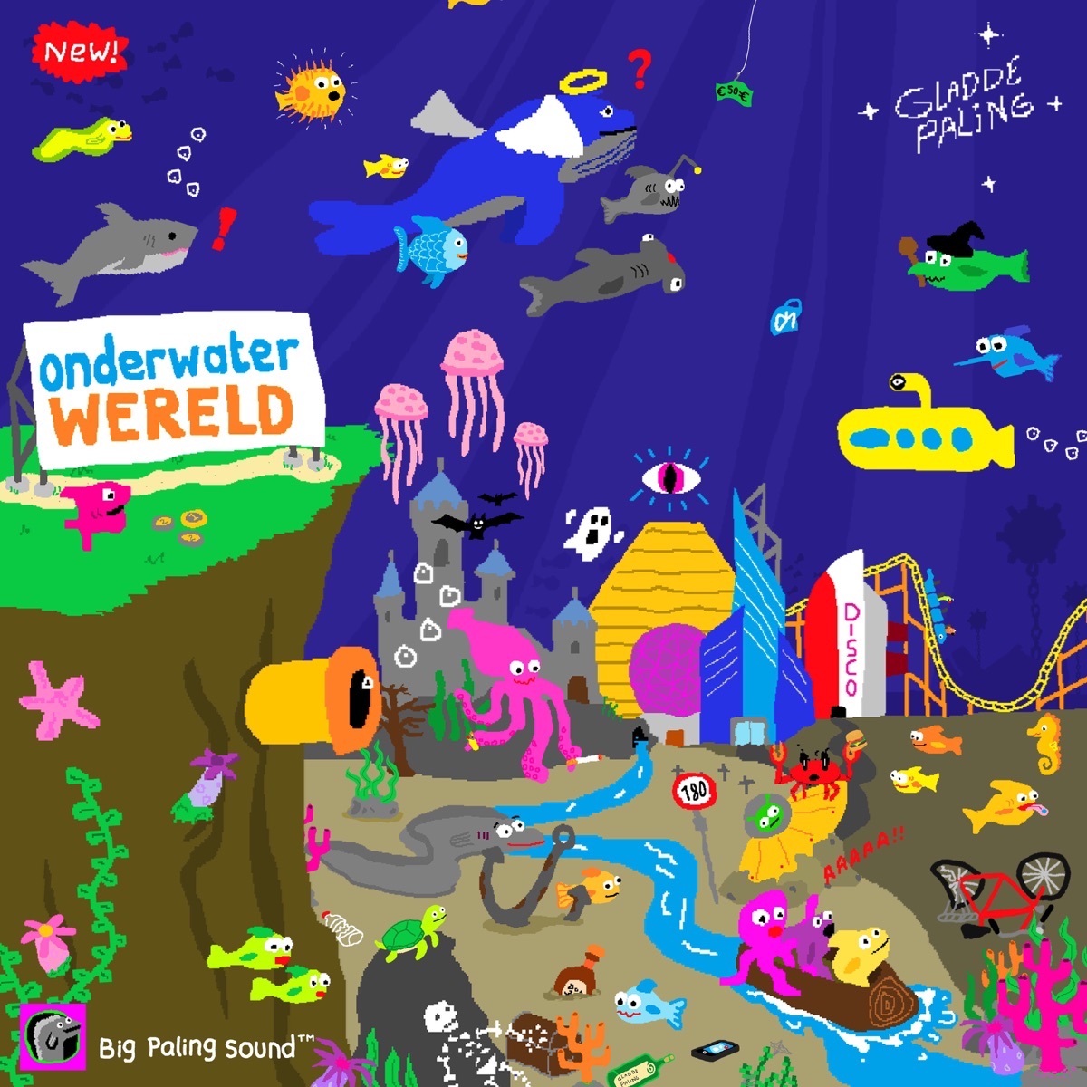 onderwaterwereld by gladde paling album cover