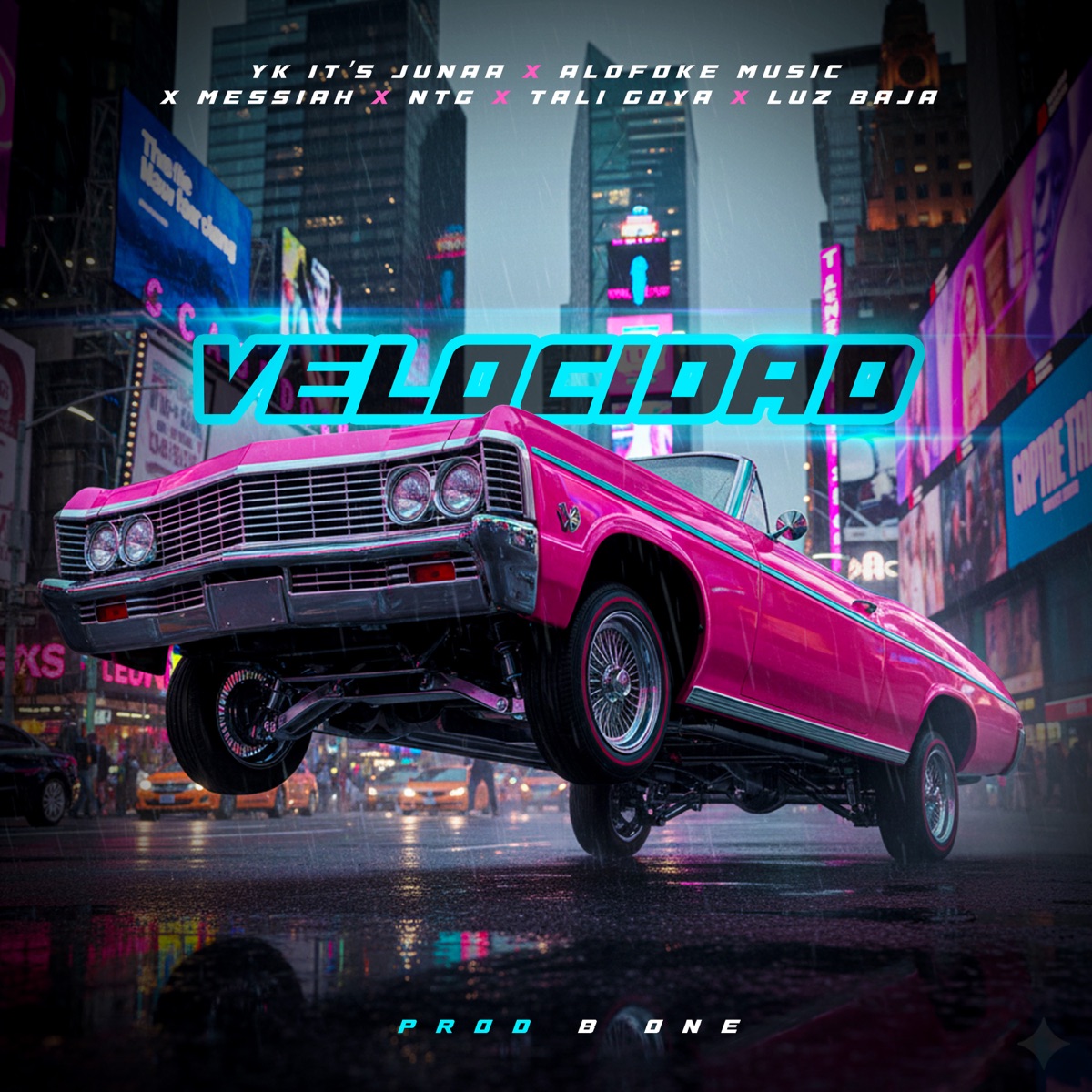 Velocidad (feat. Tali Goya & Luz Baja) - Single by NTG, Yk It’s Junaa, Alofoke Music & Messiah album cover