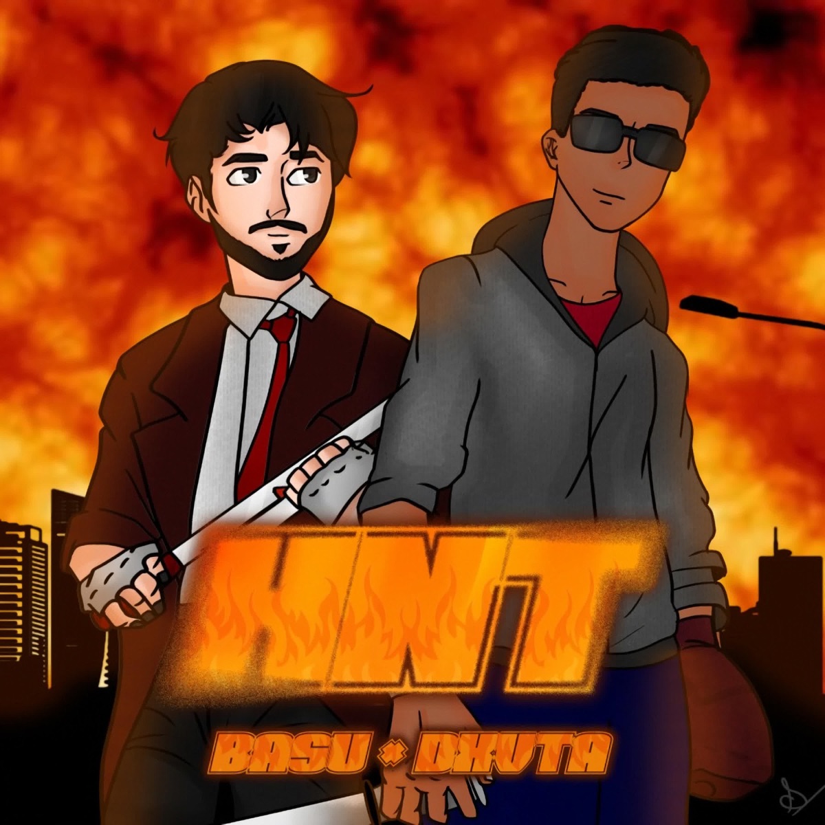 HNT (feat. Dxvta) - Single by BASU album cover