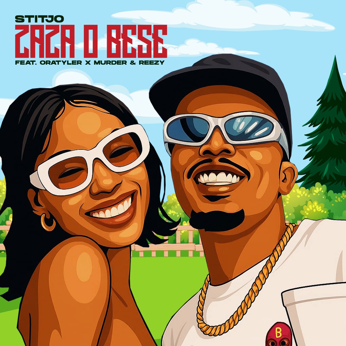 Zaza O Bese (feat. ORATYLER, Murder & Reezy) - Single by Stitjo album cover
