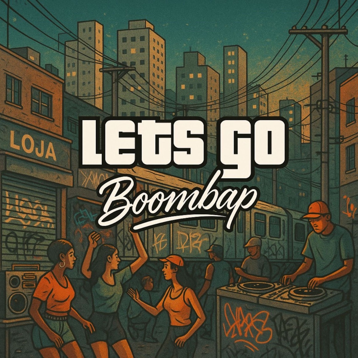 Let's Go Boombap (feat. Dj Tadela, Dj Batata'Killa & 4D Quarta Dimensão) - Single by Pardall Oficial, Gron3 & Gnomo4D album cover