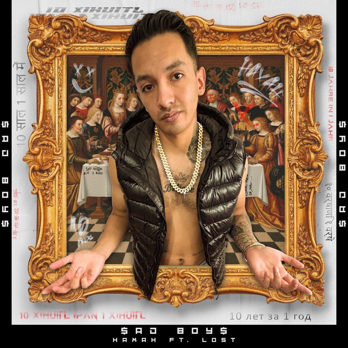 $Ad Boy$ (10Ae1A) [feat. LOST_] - Single by HAXAH album cover